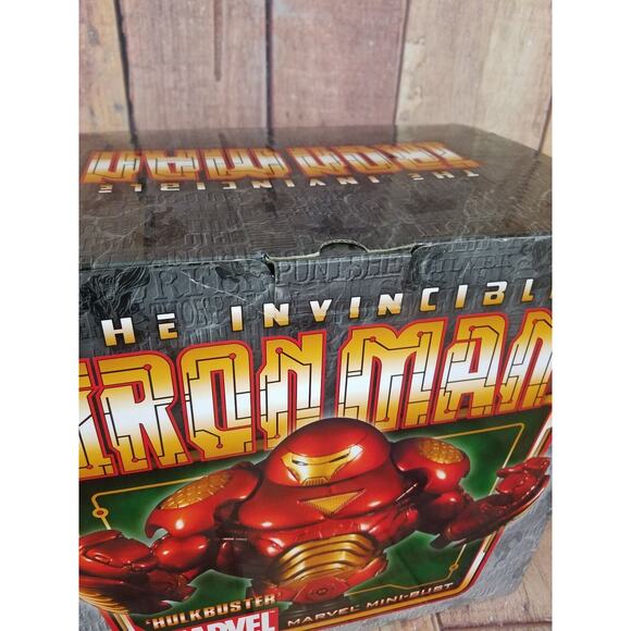 Bowen‎ Designs 8.5" Hulk Buster Mini Bust Statue Hulkbuster Iron Man - Picture 10 of 12